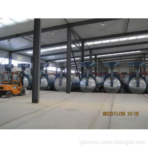 Lightweight Concrete Glass Industrial Autoclave 2.531m With